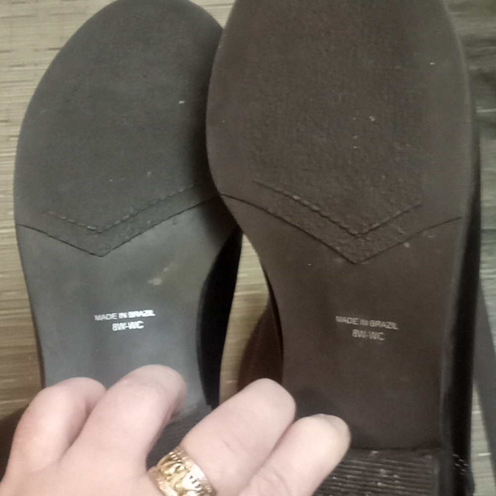 Leather Riding Style Boots - Picture 4 of 8